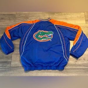 Vintage Florida Gators Wind Rain Jacket Pullover Coat Blue XL